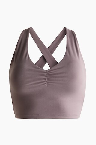 H & M - Sport-BH mit SoftMove Medium Support - Mattes Mauve | H&M (DE, AT, CH, NL, FI)