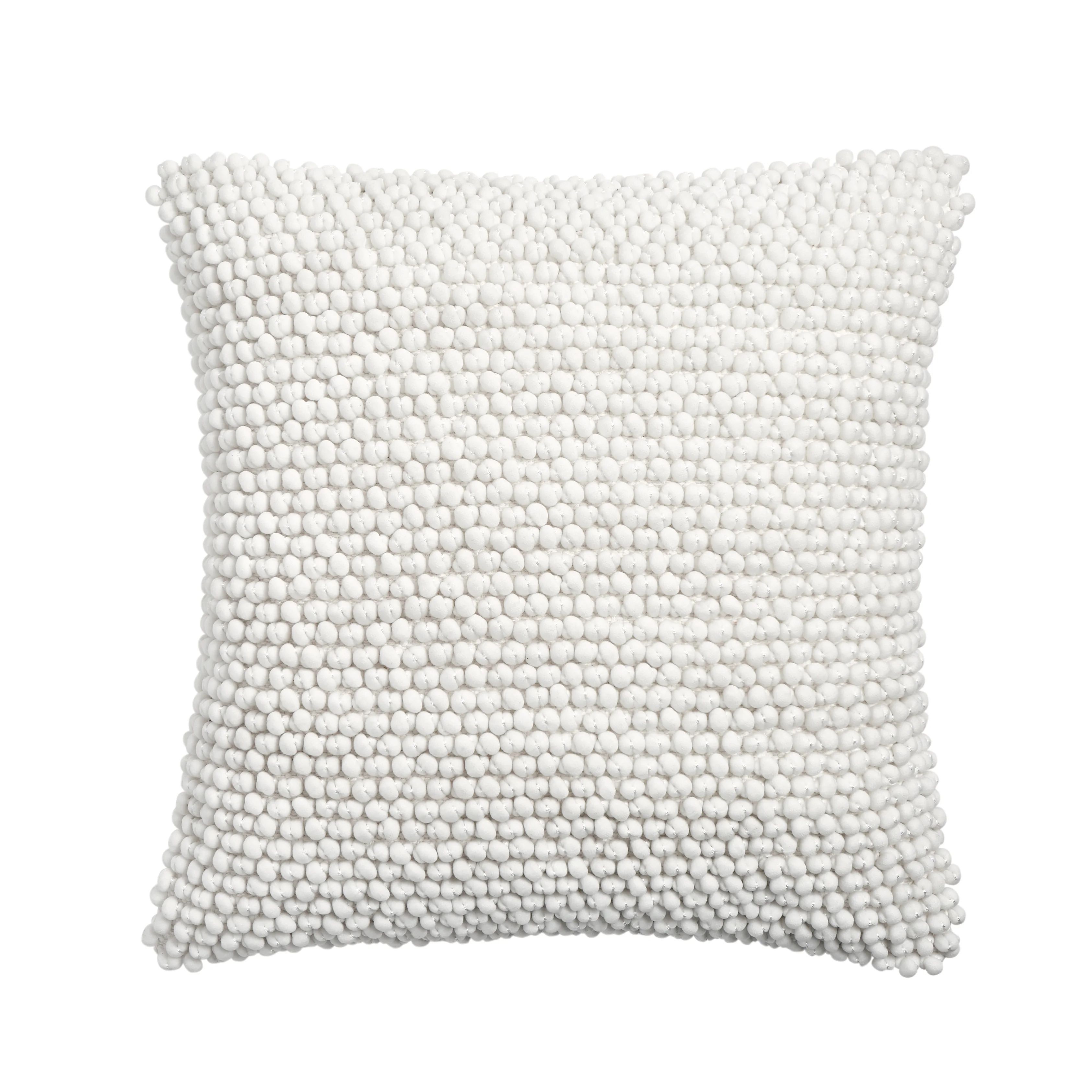 Gap Home Chunky Knot Textured Decorative Square Throw Pillow, White, 20" x 20" - Walmart.com | Walmart (US)