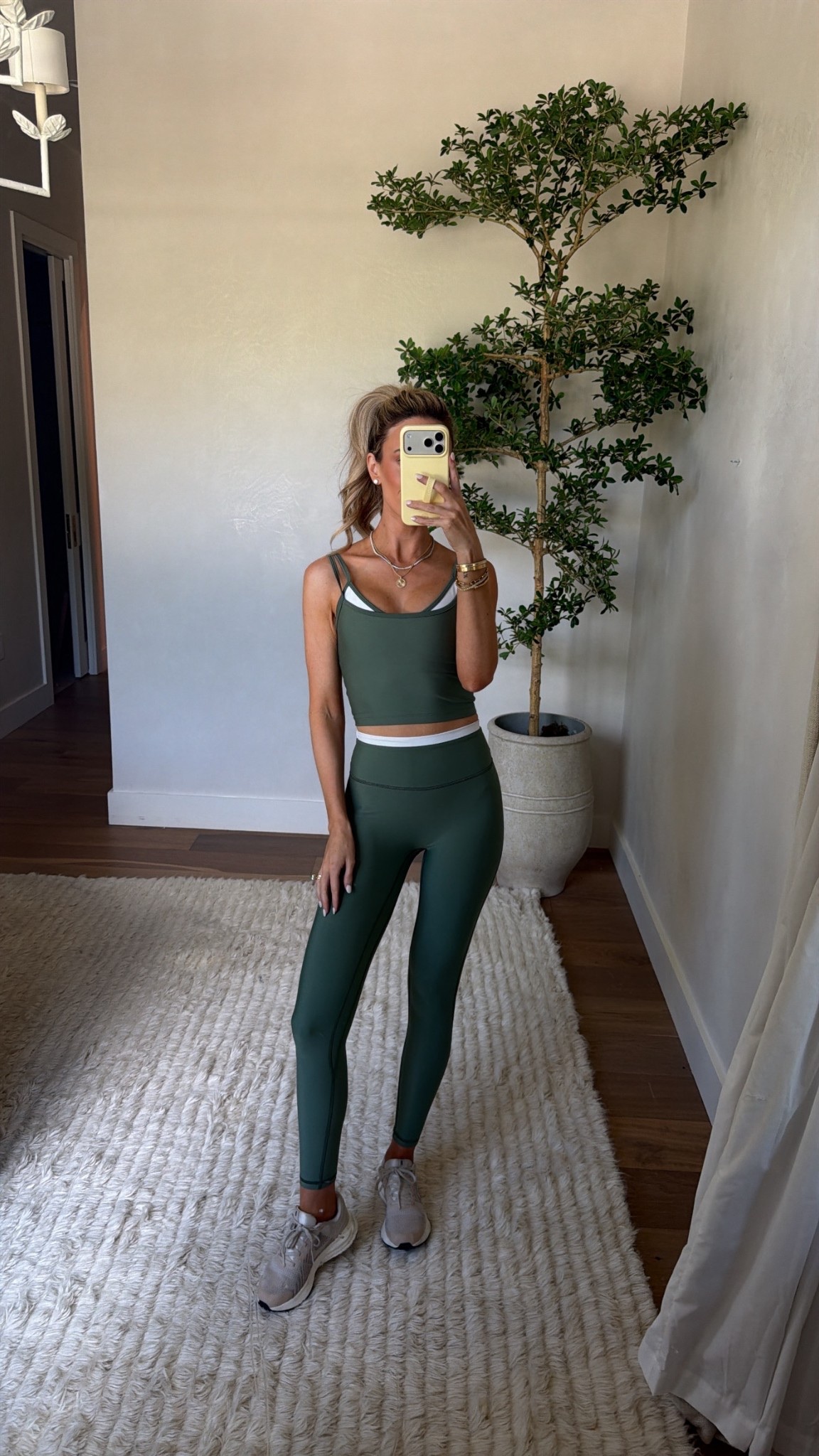 Wearing XS in both but should’ve done a S! Use code SPRINGAF