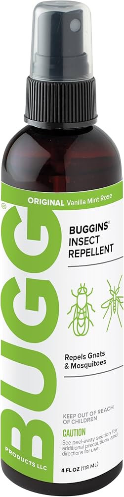 BUGGINS Original - Insect Repellent - Gnats & Mosquitoes, DEET Free, Non-Greasy - 4 oz Pump Spray... | Amazon (US)