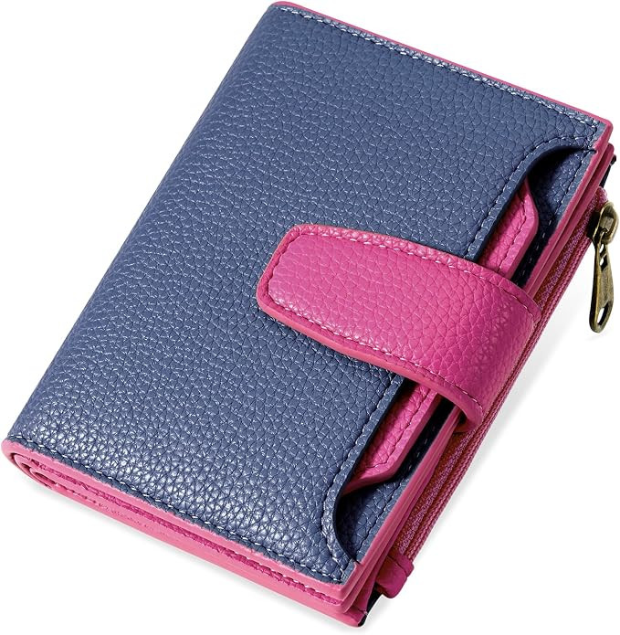 Airkit Small Wallet Women RFID Blocking Soft Leather Bifold Compact Card Holder Wallet for Women ... | Amazon (US)