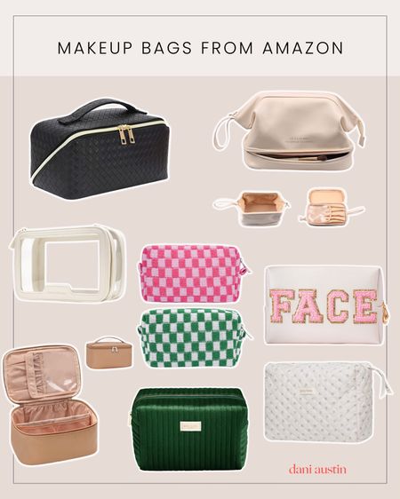 Makeup bags from Amazon 

#LTKbeauty #LTKitbag #LTKunder50