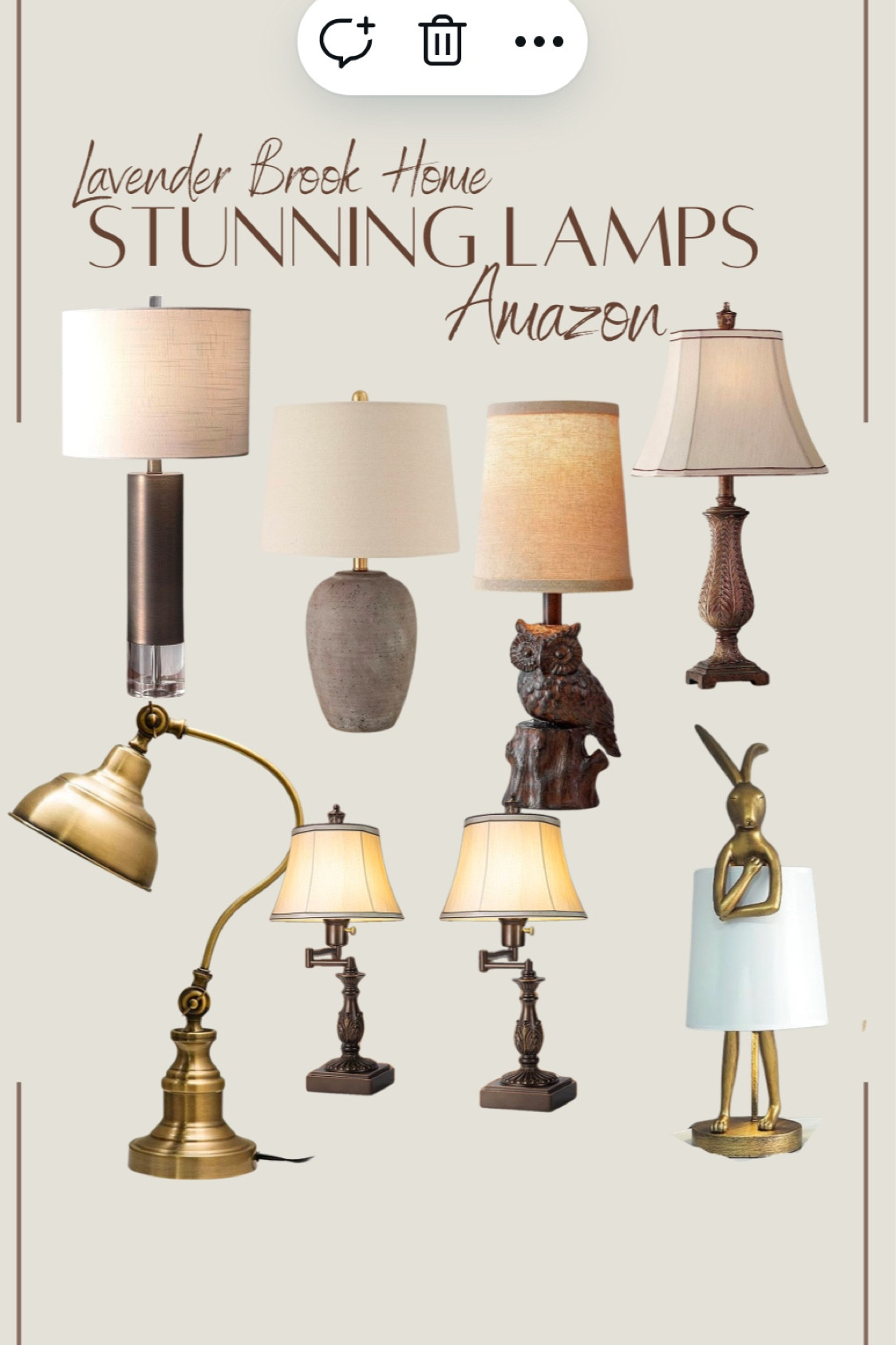 Amazon Lamps 

#LTKHome