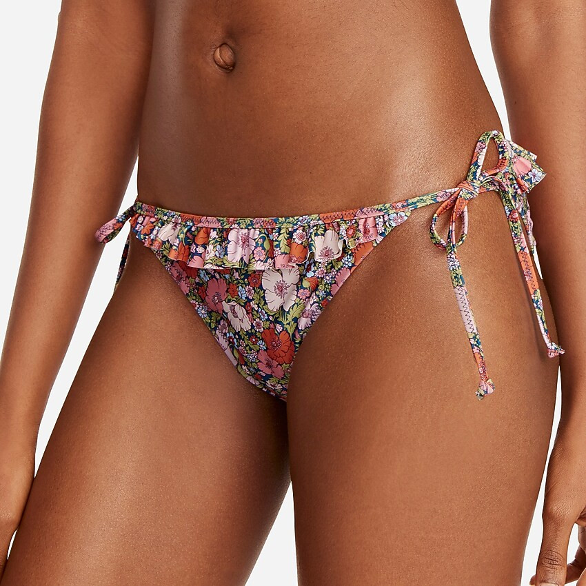 String hipster full-coverage ruffle bottom in Liberty® Meadow Song floral | J. Crew US