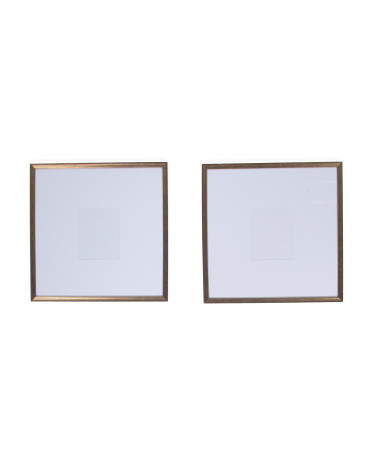 2pk 24x24 Matted To 8x10 Metallic Wall Portrait Frames | TJ Maxx
