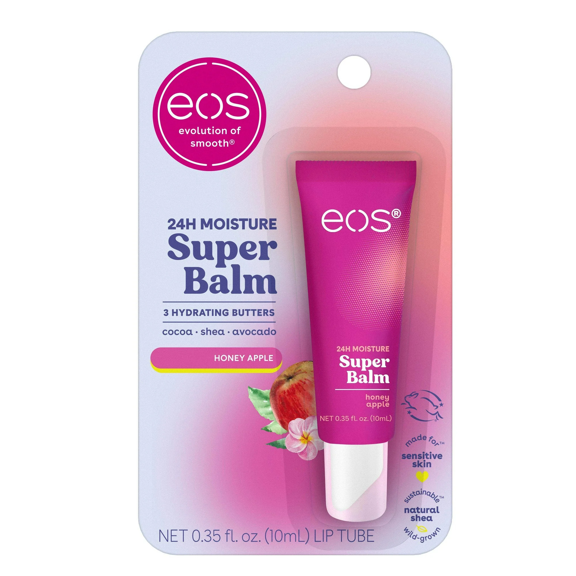 Eos 24HR Moisture Super Balm- Honey Apple, Lip Sleeping Mask, 0.35 fl oz, 1 Pack | Walmart (US)