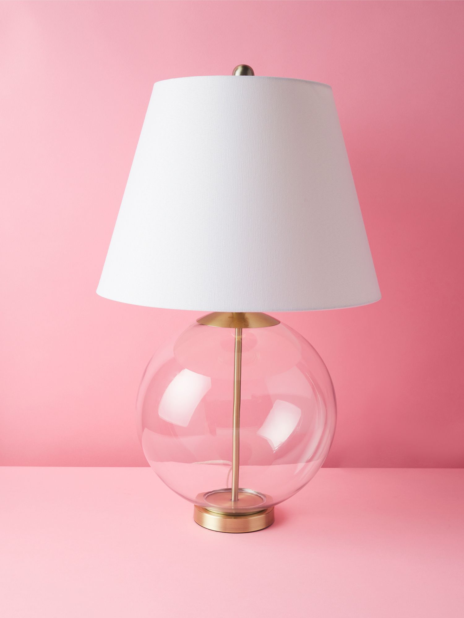 25in Glass Orb Table Lamp | Furniture & Lighting | HomeGoods | HomeGoods