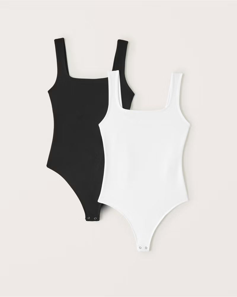 2-Pack Seamless Fabric Tank Bodysuit | Abercrombie & Fitch (US)