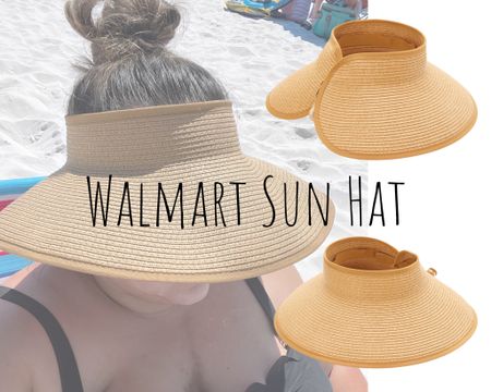 Walmart sun hat! Floppy hat/visor style.  Tons of coverage and protection from the sun.  Under $8, comes in 3 colors & its packable! 

#LTKSeasonal #LTKstyletip #LTKtravel