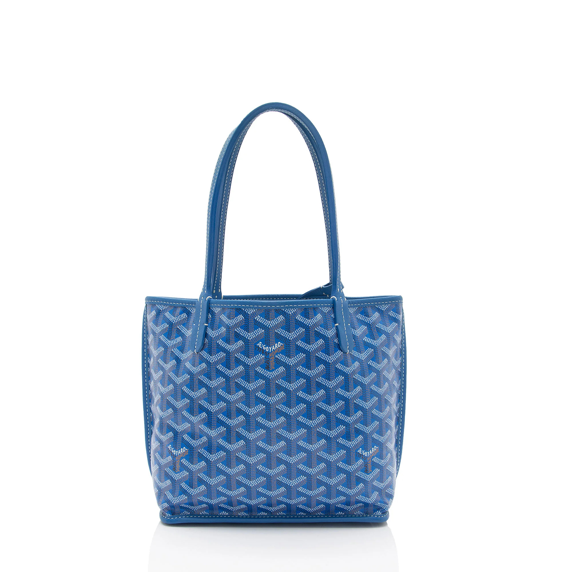 Goyard Goyardine Canvas Reversible Anjou Mini Tote | Shop Simon