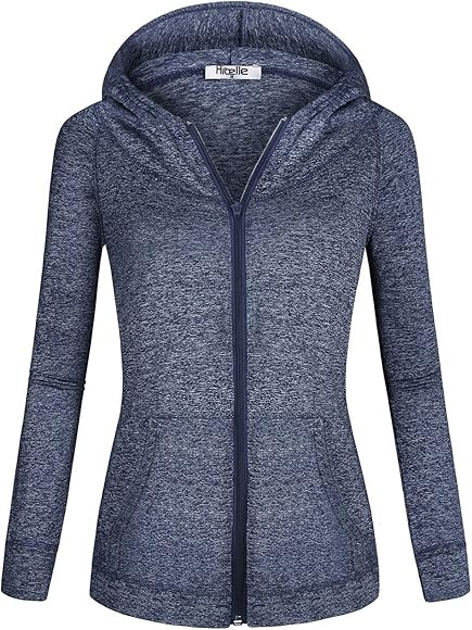 Hibelle Womens full-zip Fleece Lined Hoodie | Amazon (US)