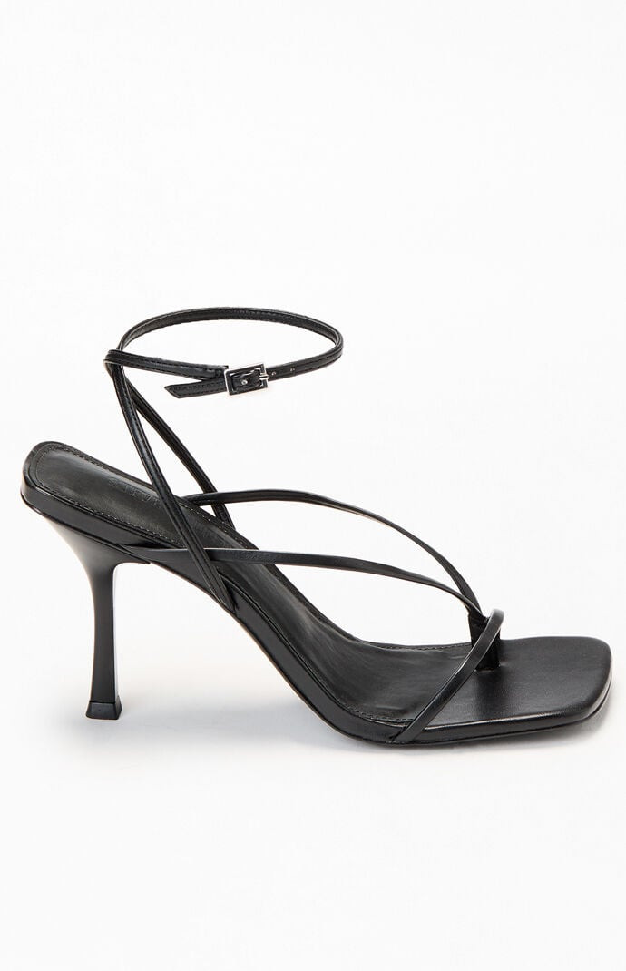Steve Madden Women's Annie Strappy Heels in Black - Size 8.5 | PacSun