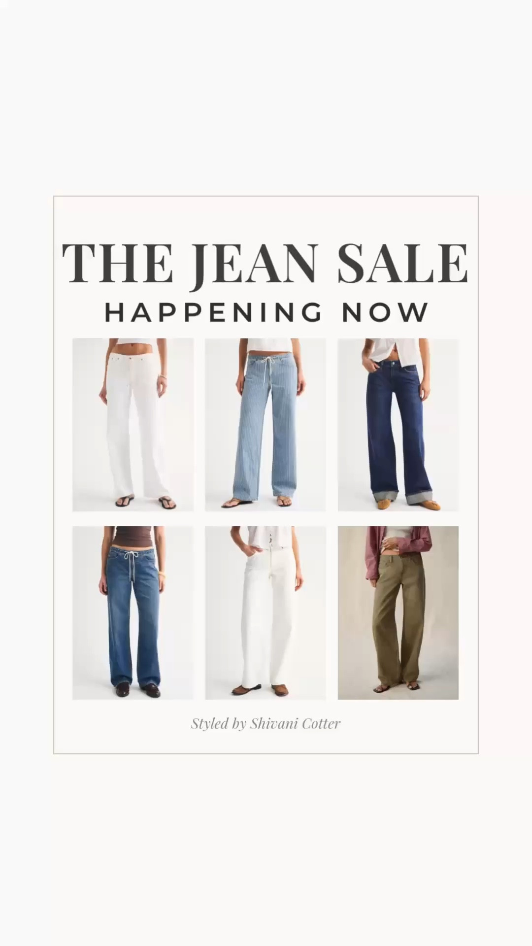 Spring/Summer Jean Sale
Run, don't walk! These are going fast!
The jeans everyone is wearing right now are finally on sale!
Love these effortless, relaxed fits you can throw on with anything and still look put together. From linen drawstring styles to classic everyday denim, these are the pairs you’ll reach for all summer. Everything is linked! 

 #LTKgrwm #LTKootd #LTKSaleAlert