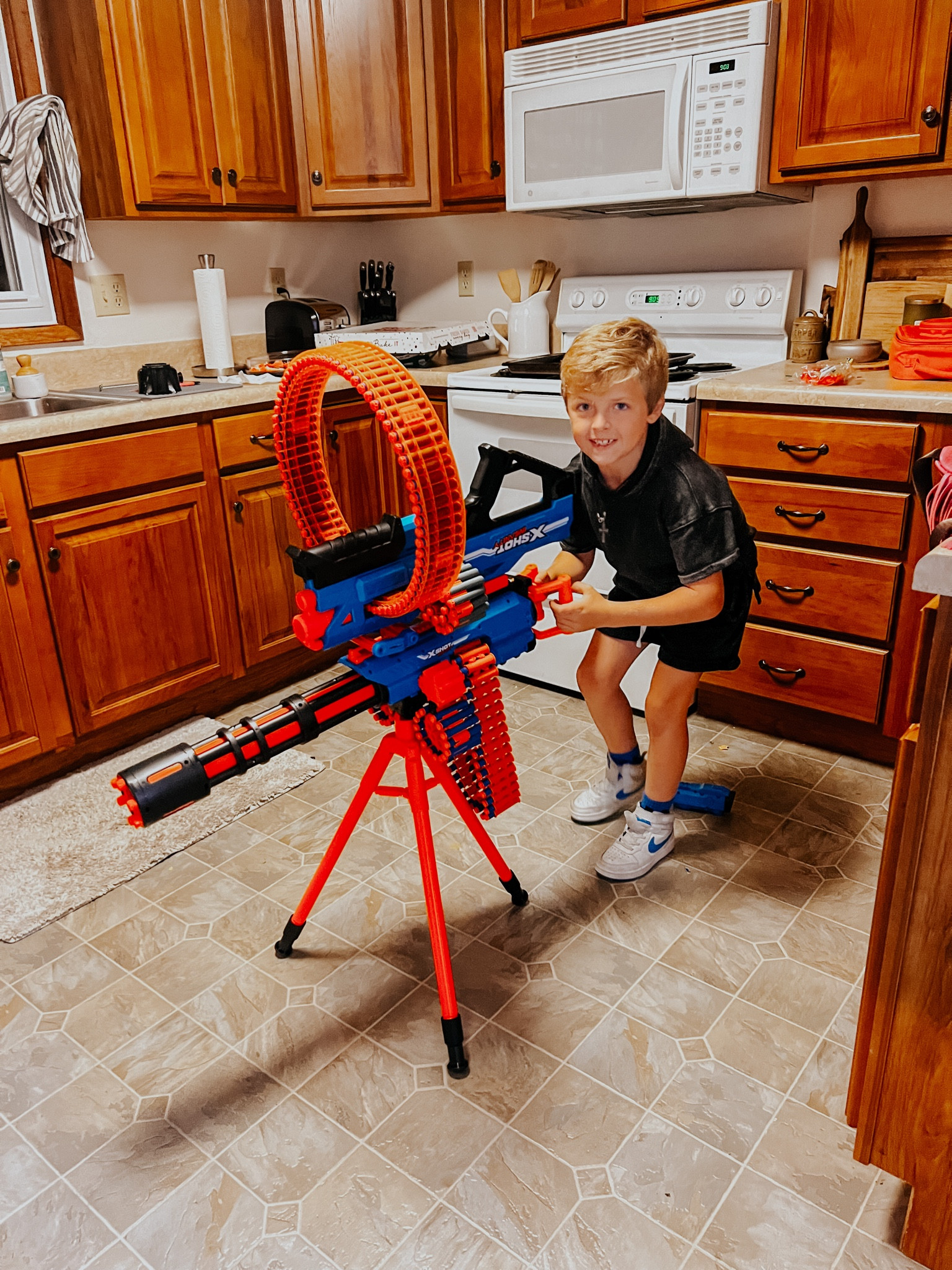 The coolest nerf machine gun ever !!!! 