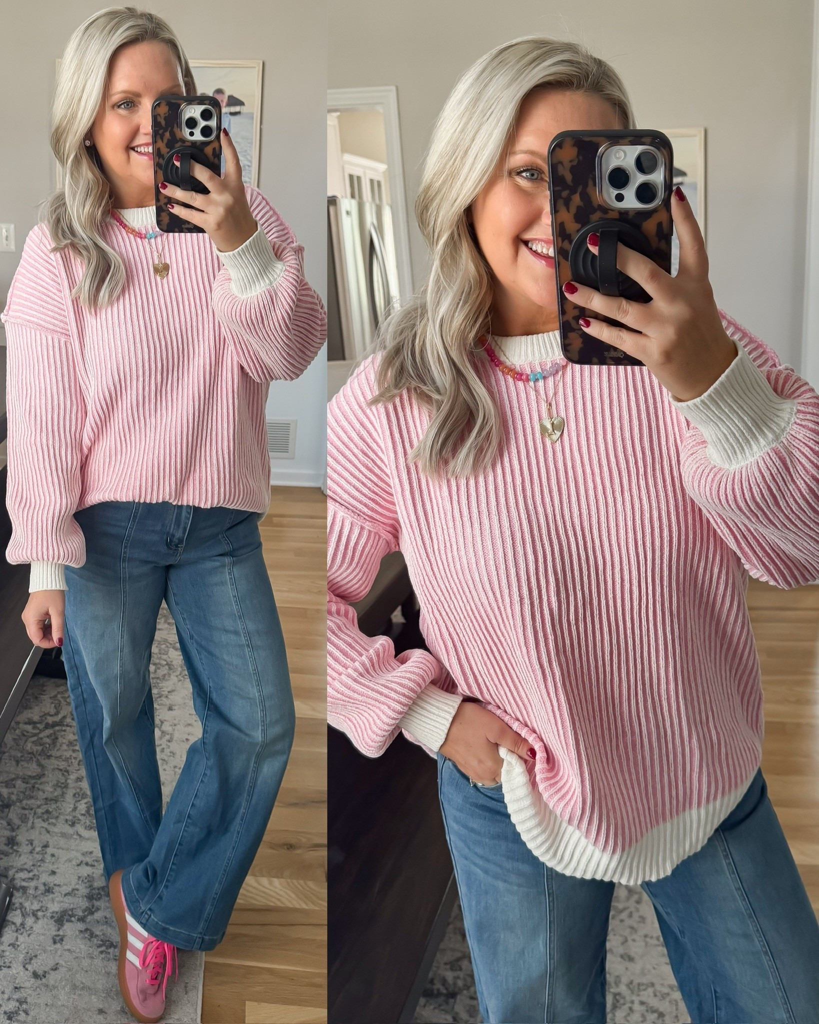 Loving the subtle stripes on this sweater. 💕 So soft and cozy!



#LTKFindsUnder50 #LTKSeasonal #LTKOver40