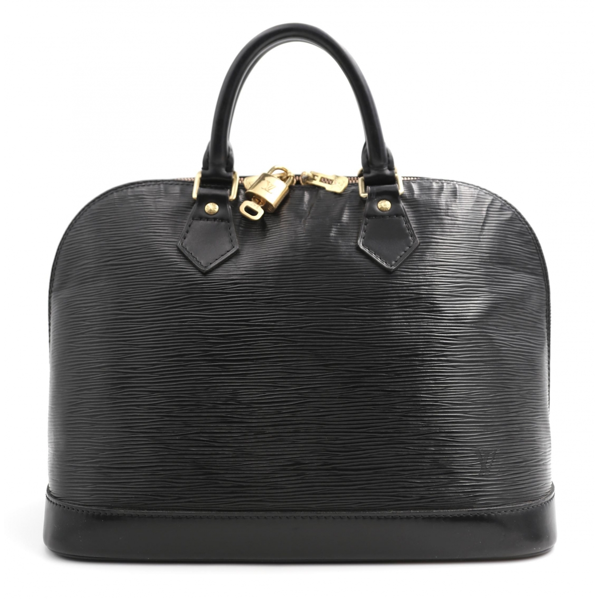 Louis Vuitton Alma Black Leather Handbags | Vestiaire Collective (Global)