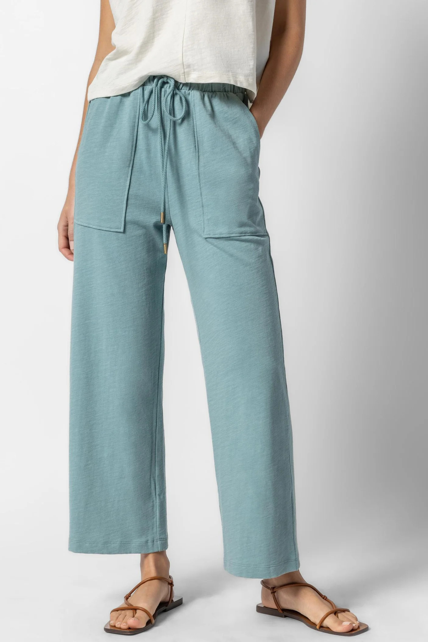 Cropped Pull On Pant | Lilla P