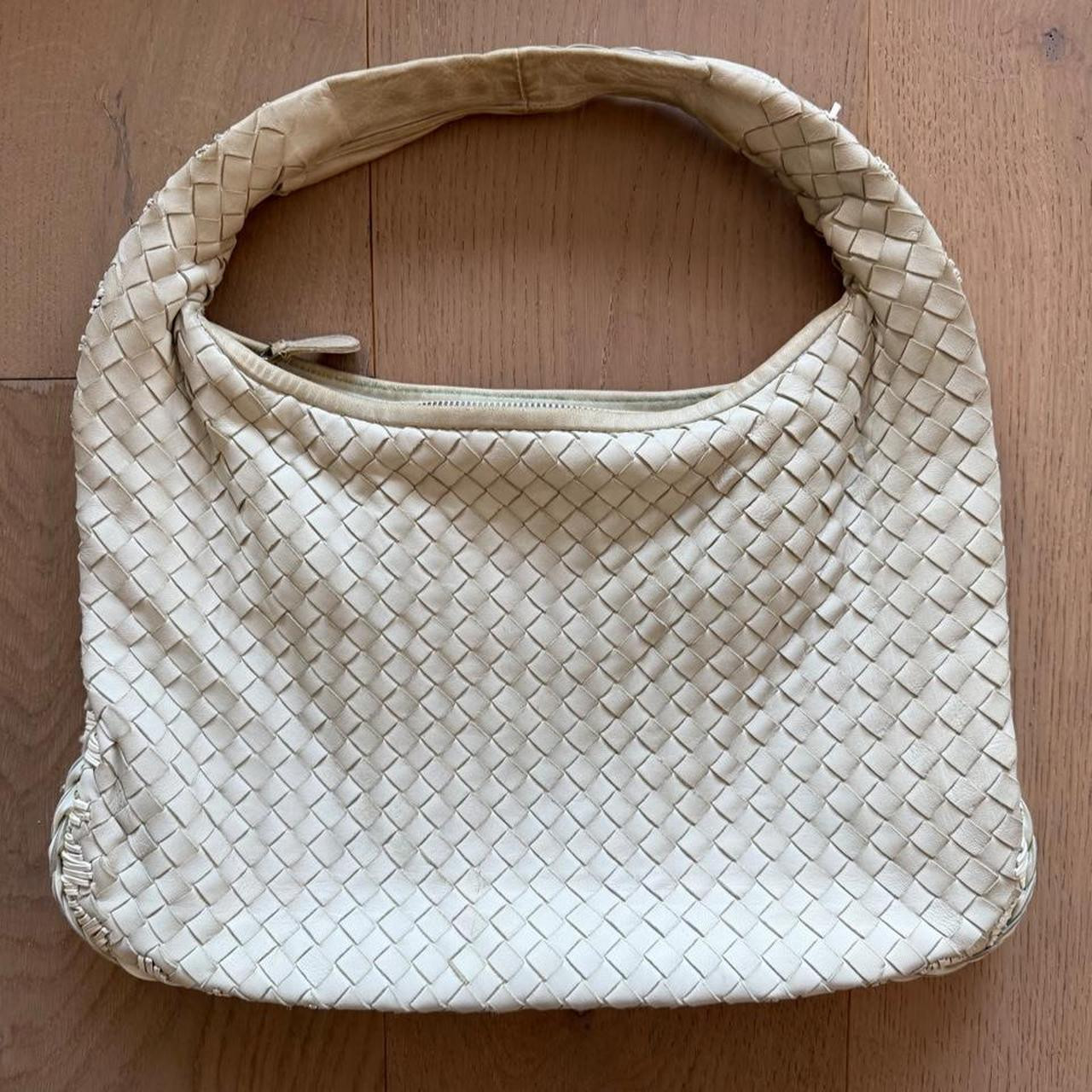 Patent Leather-Trimmed Small Intrecciato Veneta... | Depop | Depop AU