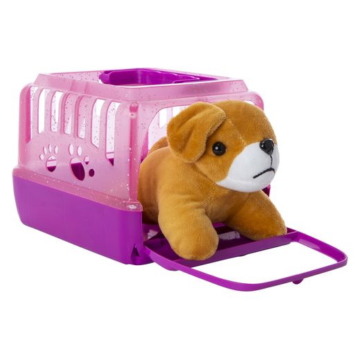 cuddle pets plush dog & carrier toy | Five Below