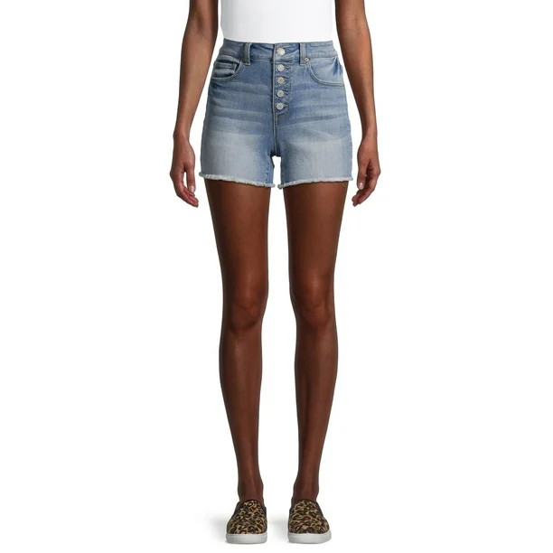 Time and Tru Women's 5-Button Core Shorts | Walmart (US)