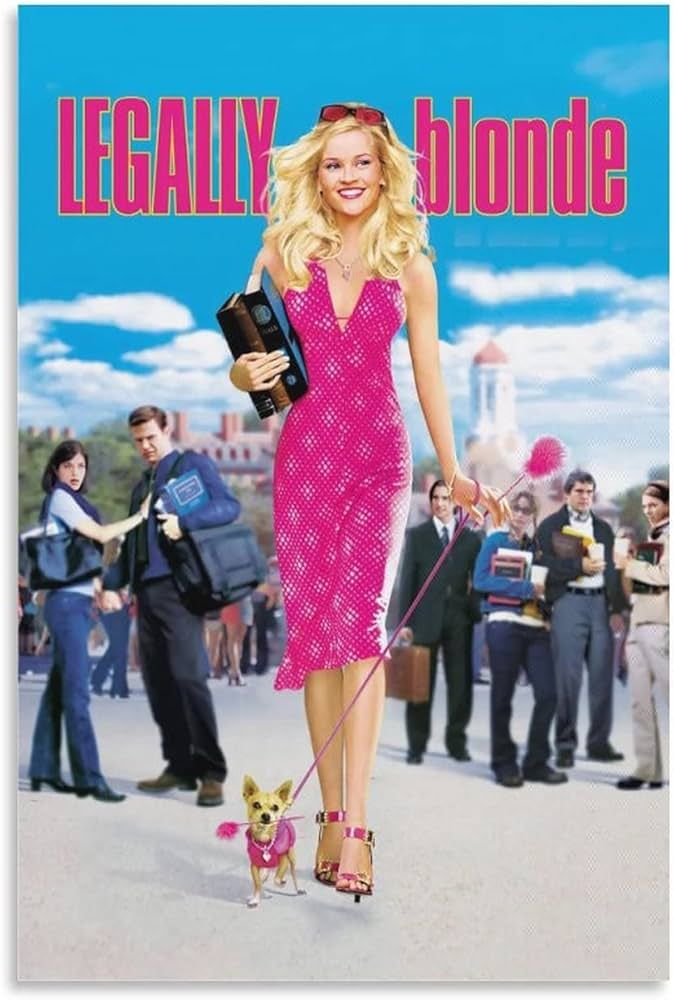 Movie Posters - Legally Blonde (2001) Movie Poster - Pink Room Aesthetic Art Poster Canvas Wall A... | Amazon (US)