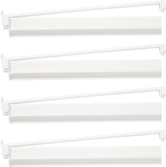 Mahjong Racks with Pushers Set 4PCS Majiang Tile Holder Mahjong Accessories and Gifts (White) | Amazon (US)