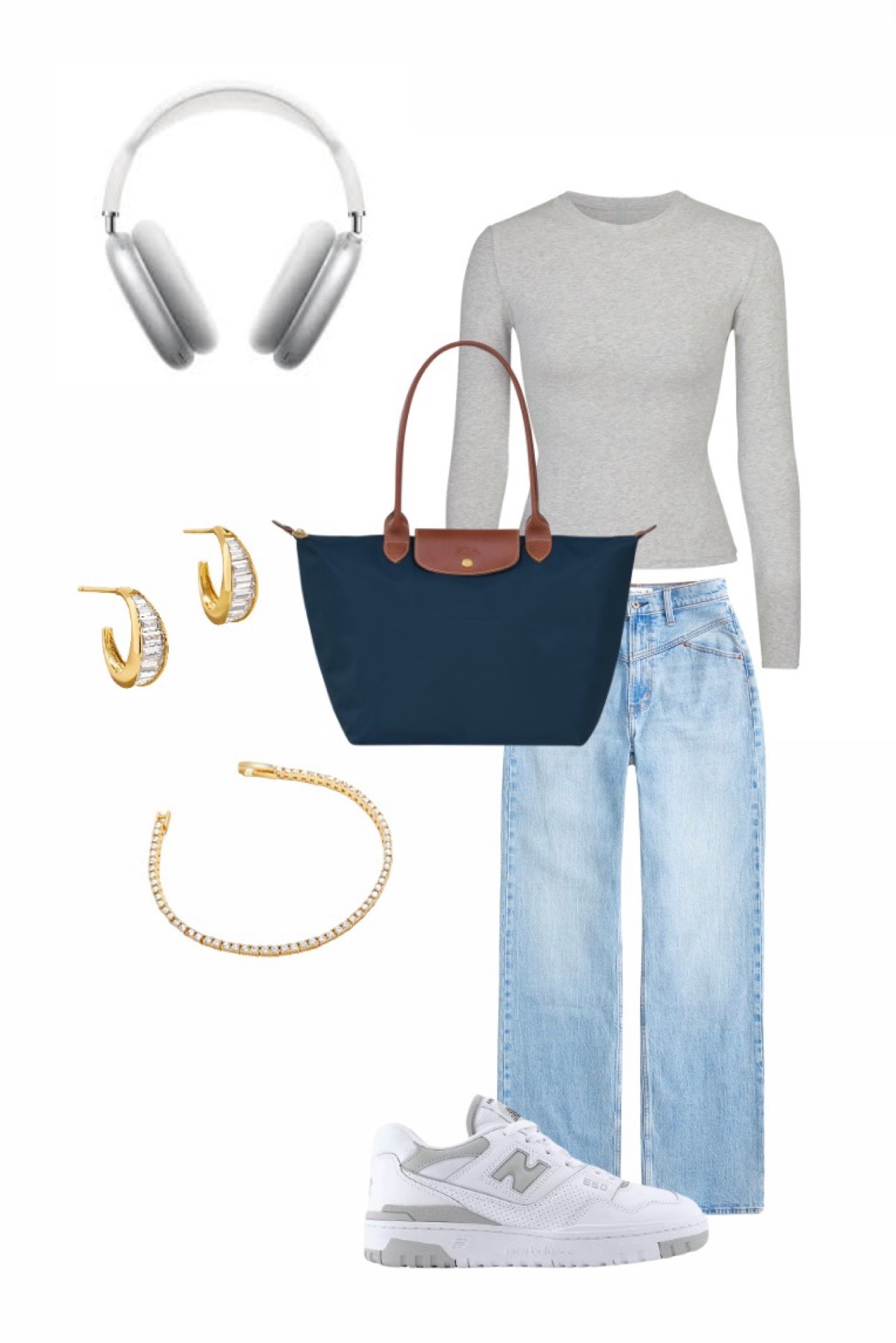 Simple outfit, clothes layout, clean girl aesthetic, skims, grey outfit

#LTKitbag #LTKstyletip #LTKGiftGuide