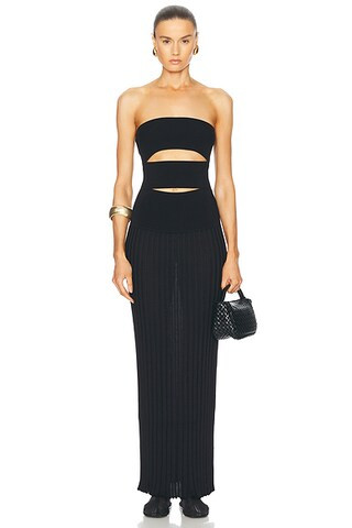 Slash Strapless Dress | FWRD 
