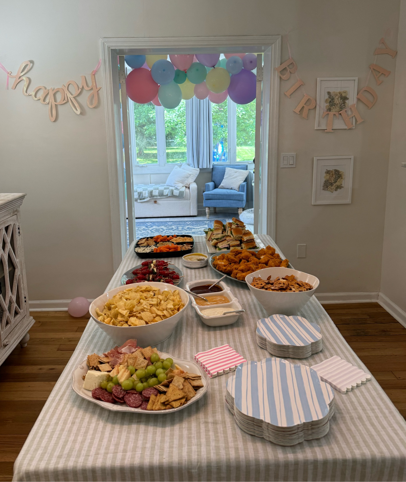 The food set up 🩷

#LTKParties #LTKFindsUnder50 #LTKFindsUnder100