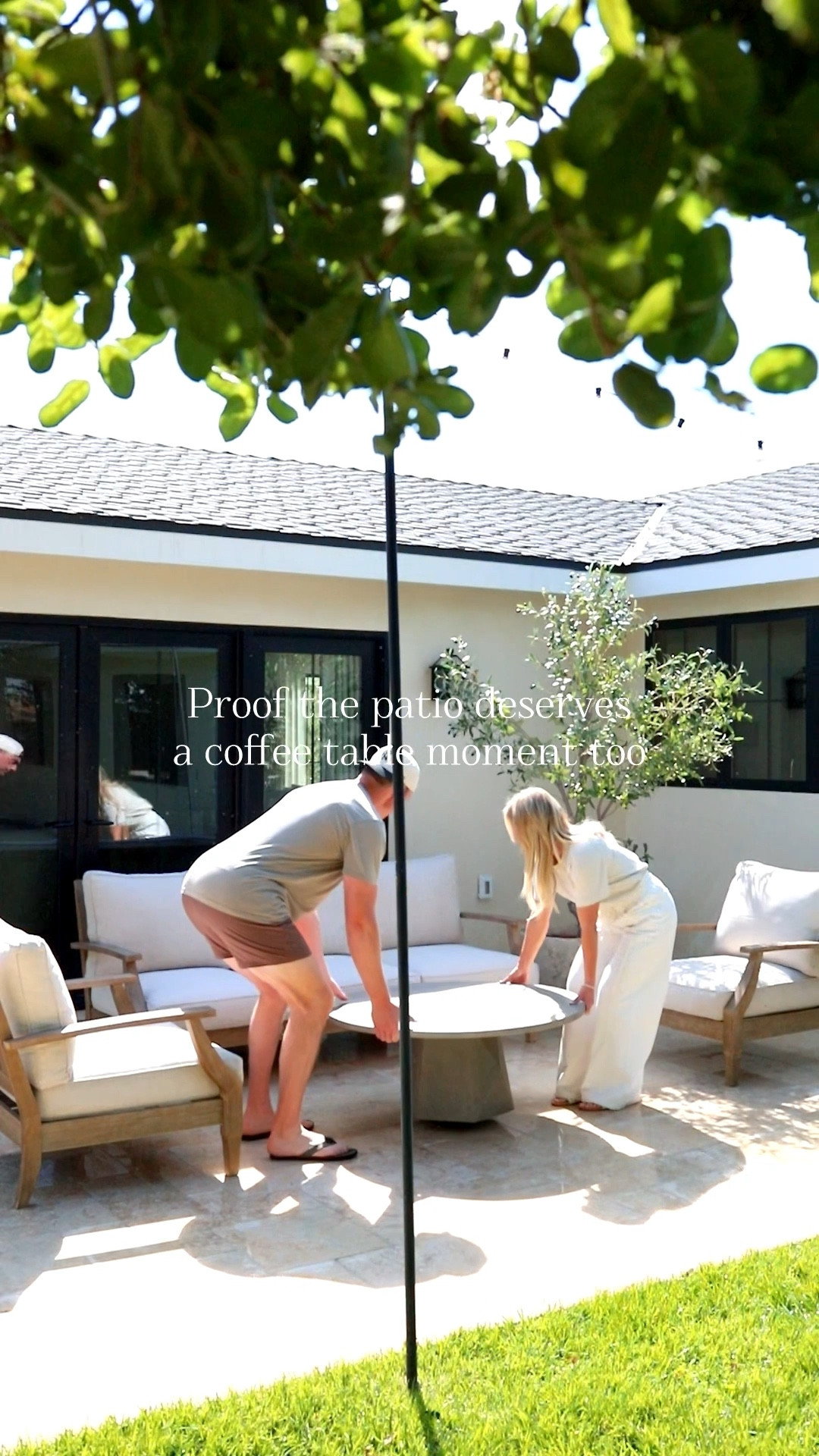 Our patio feels complete now with this gorgeous outdoor concrete coffee table 

#LTKHome #LTKSeasonal