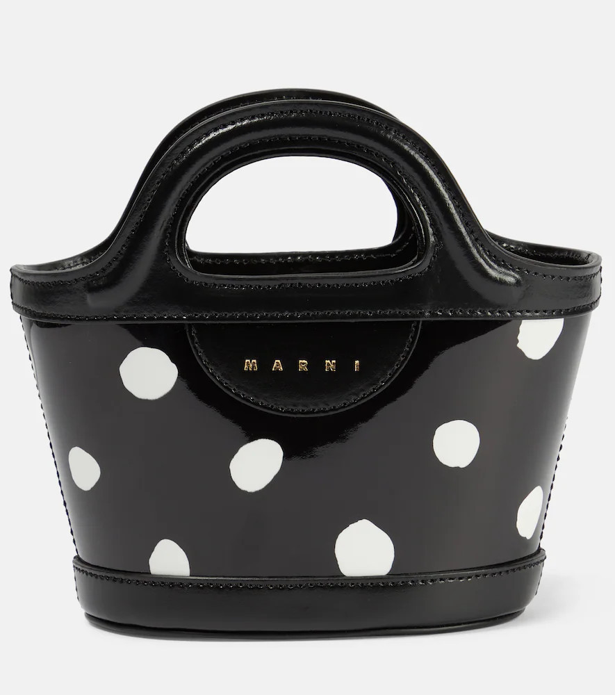 Marni Tropicalia Micro patent leather tote bag | Mytheresa (US/CA)
