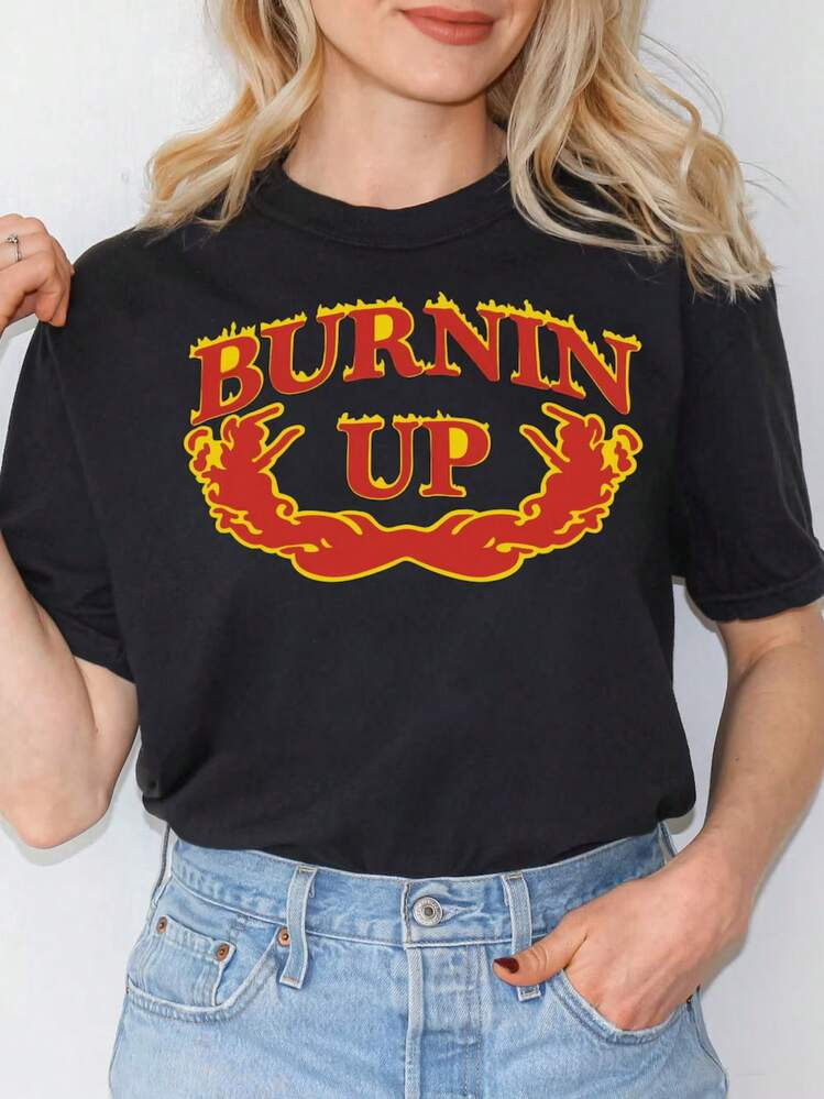 Burnin Up Shirt, Jonas Brothers Shirt, Jonas Brothers Concert Outfit, Concert Shirt, Joe Jonas | SHEIN