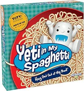 PlayMonster Yeti In My Spaghetti — Silly Children's Game — Hey, Get Out of my Bowl — Ages 4... | Amazon (US)