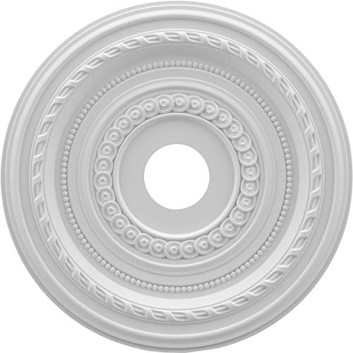Ekena Millwork CMP19CO Cole PVC Thermoformed Ceiilng Medallions, 19"OD x 3 1/2"ID x 1"P (Fits Canopi | Amazon (US)