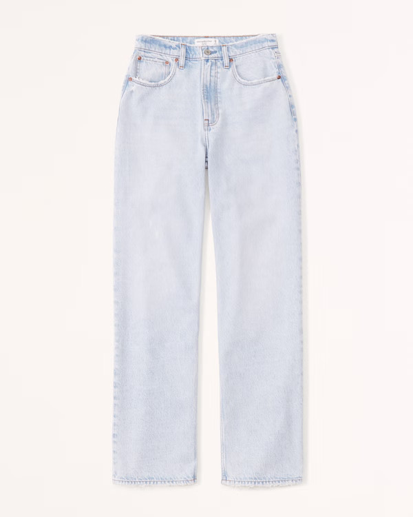 Women's High Rise Loose Jean | Women's Bottoms | Abercrombie.com | Abercrombie & Fitch (US)