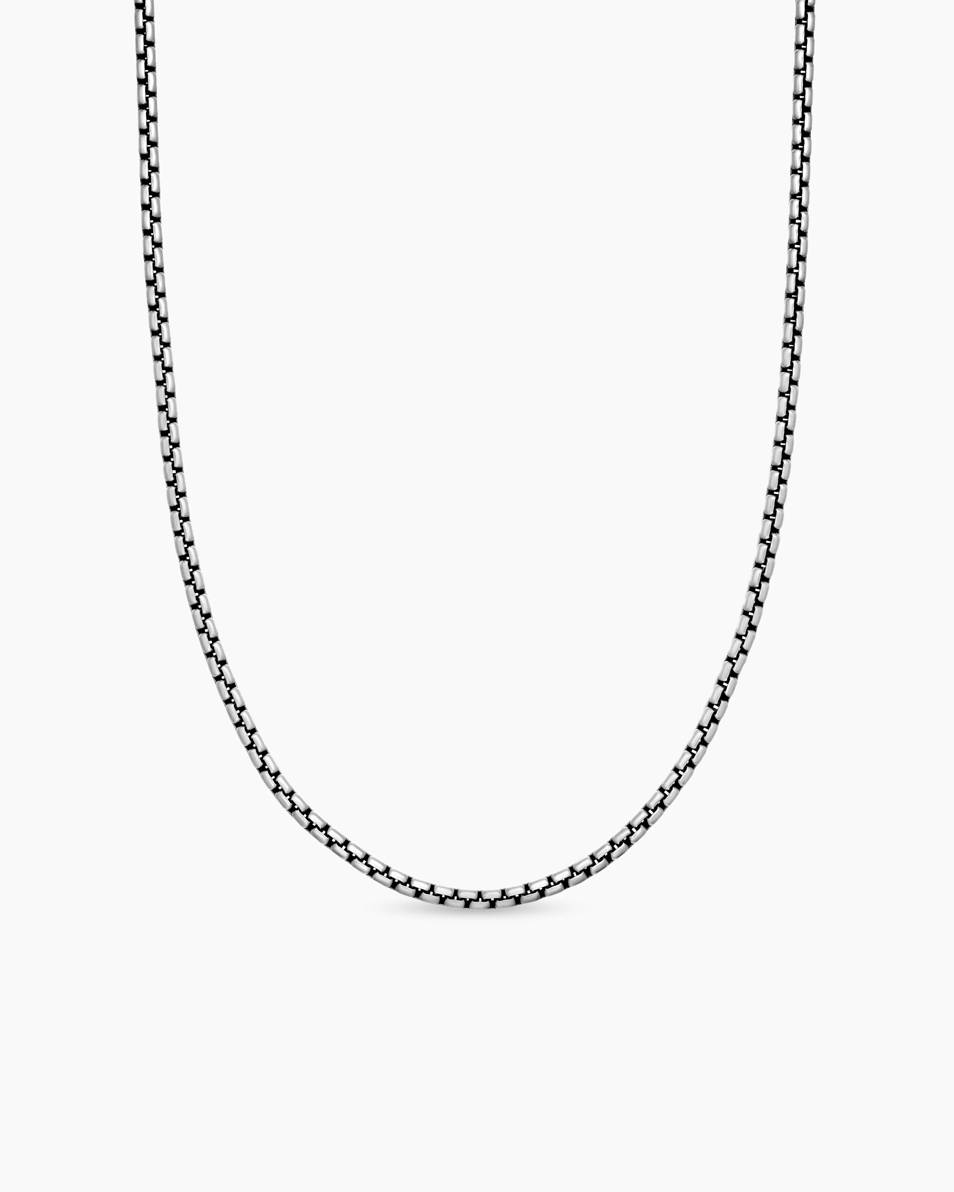 David Yurman | Box Chain Necklace in Sterling Silver, 2.7mm | David Yurman
