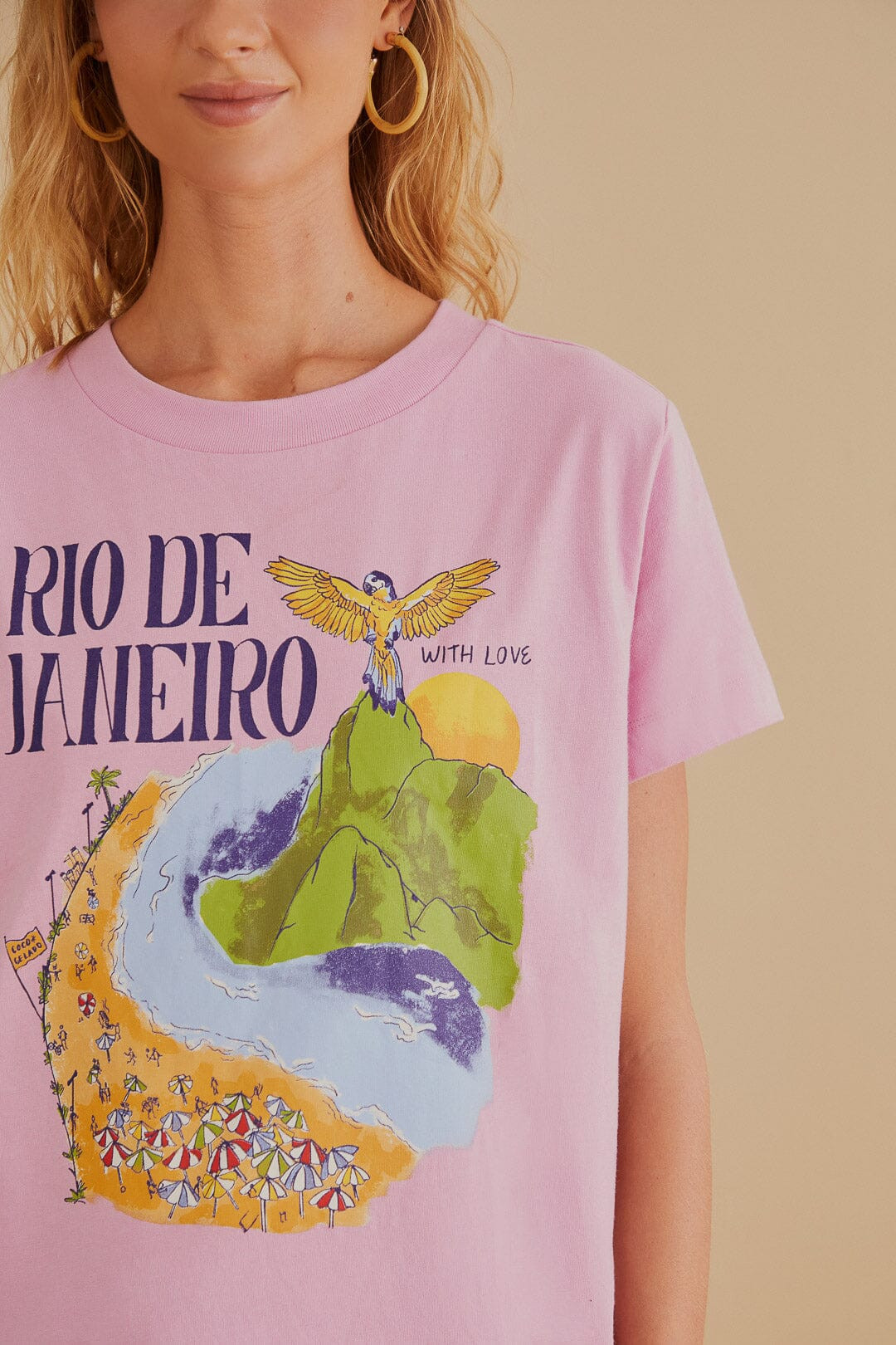 Rio De Janeiro Organic Cotton Fit T-Shirt | FarmRio (US)