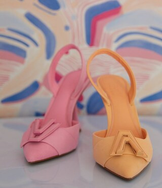 x Venita Aspen Sullivan Mismatched Slingback Pumps | Dillard's