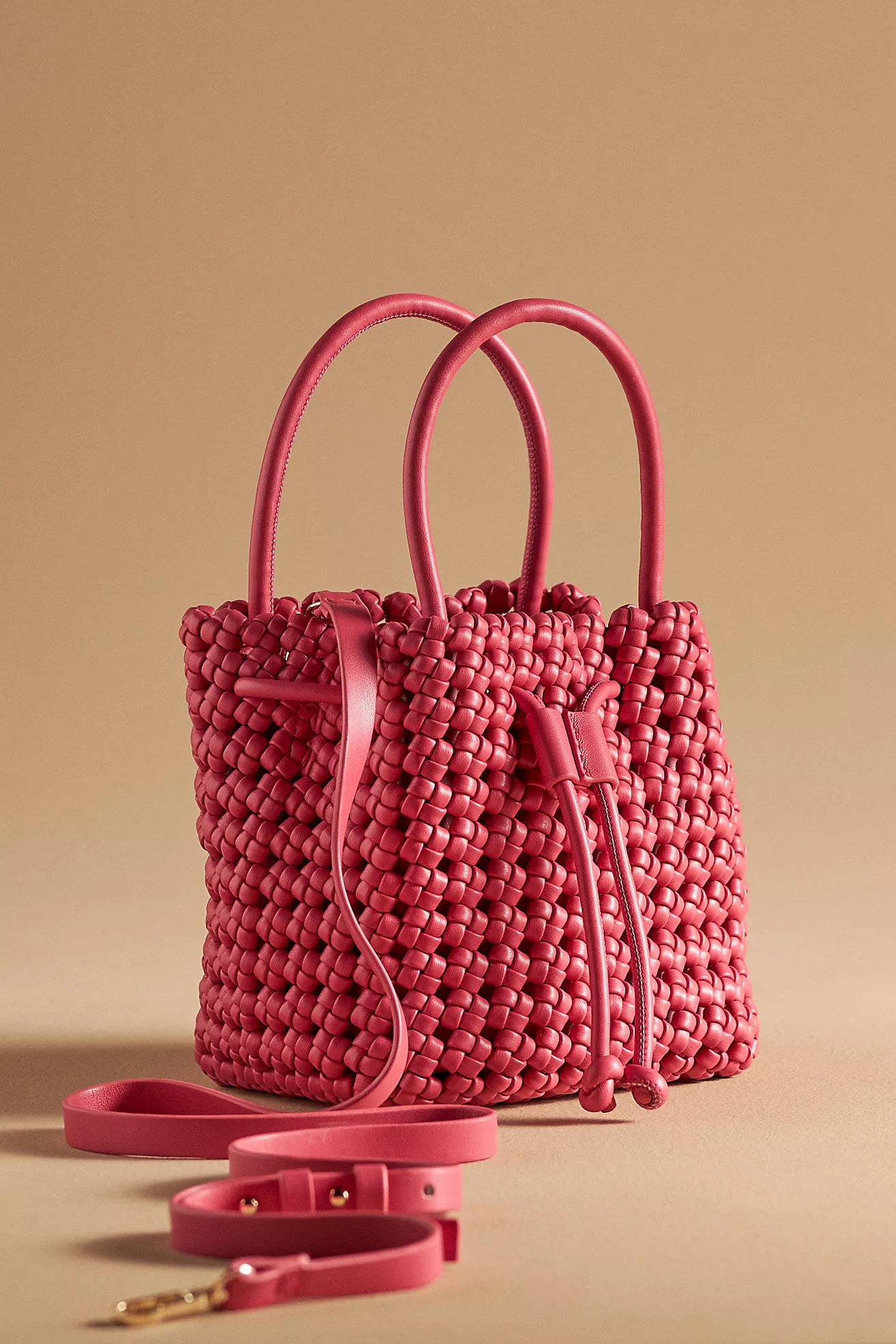 Knotted Mini Bucket Bag | Anthropologie (US)