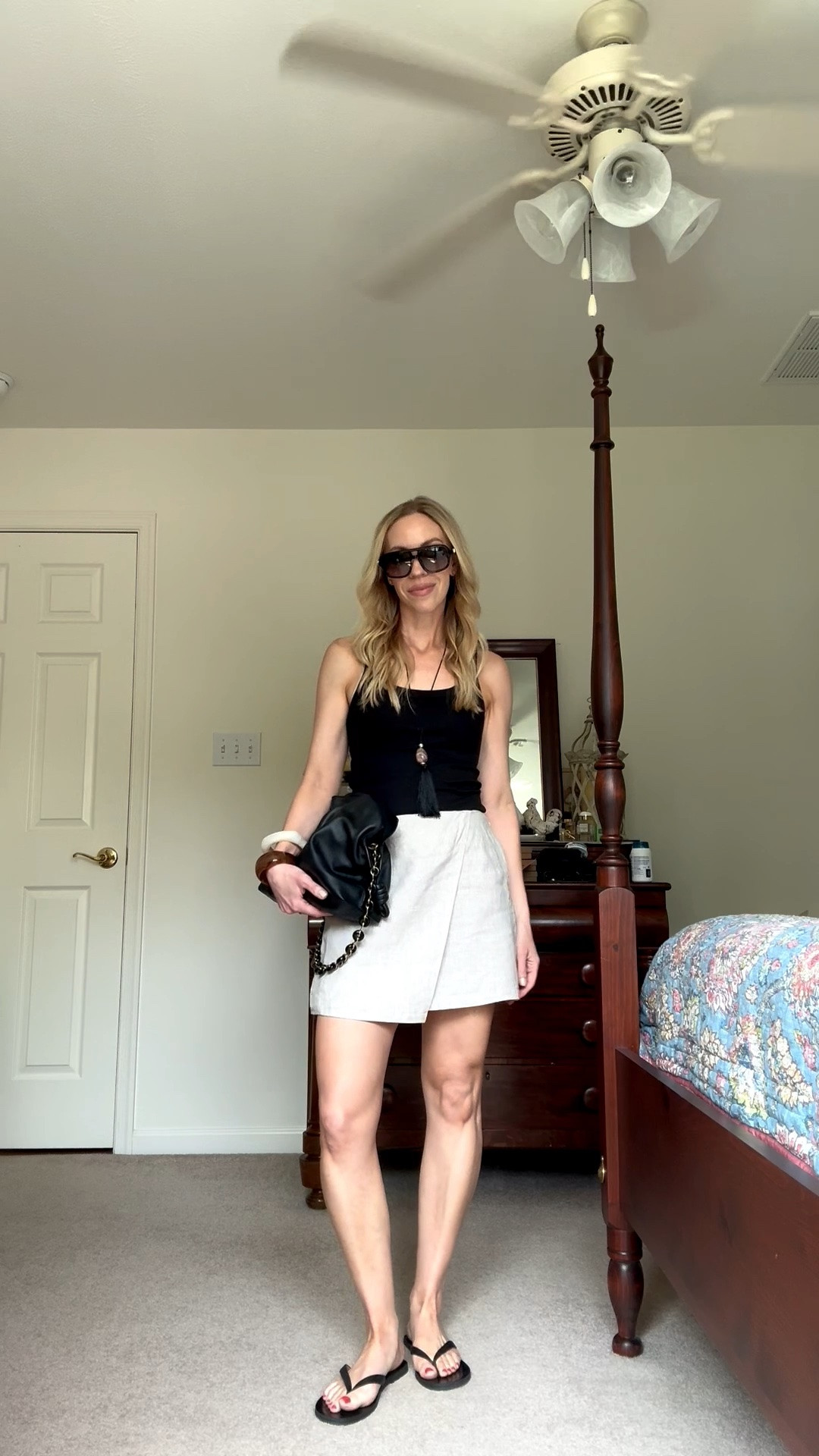 This linen skort is so cute and comfortable and it’s under $60 - style it with a fitted tank, tee or matching linen top

#LTKSeasonal #LTKOver40 #LTKSaleAlert