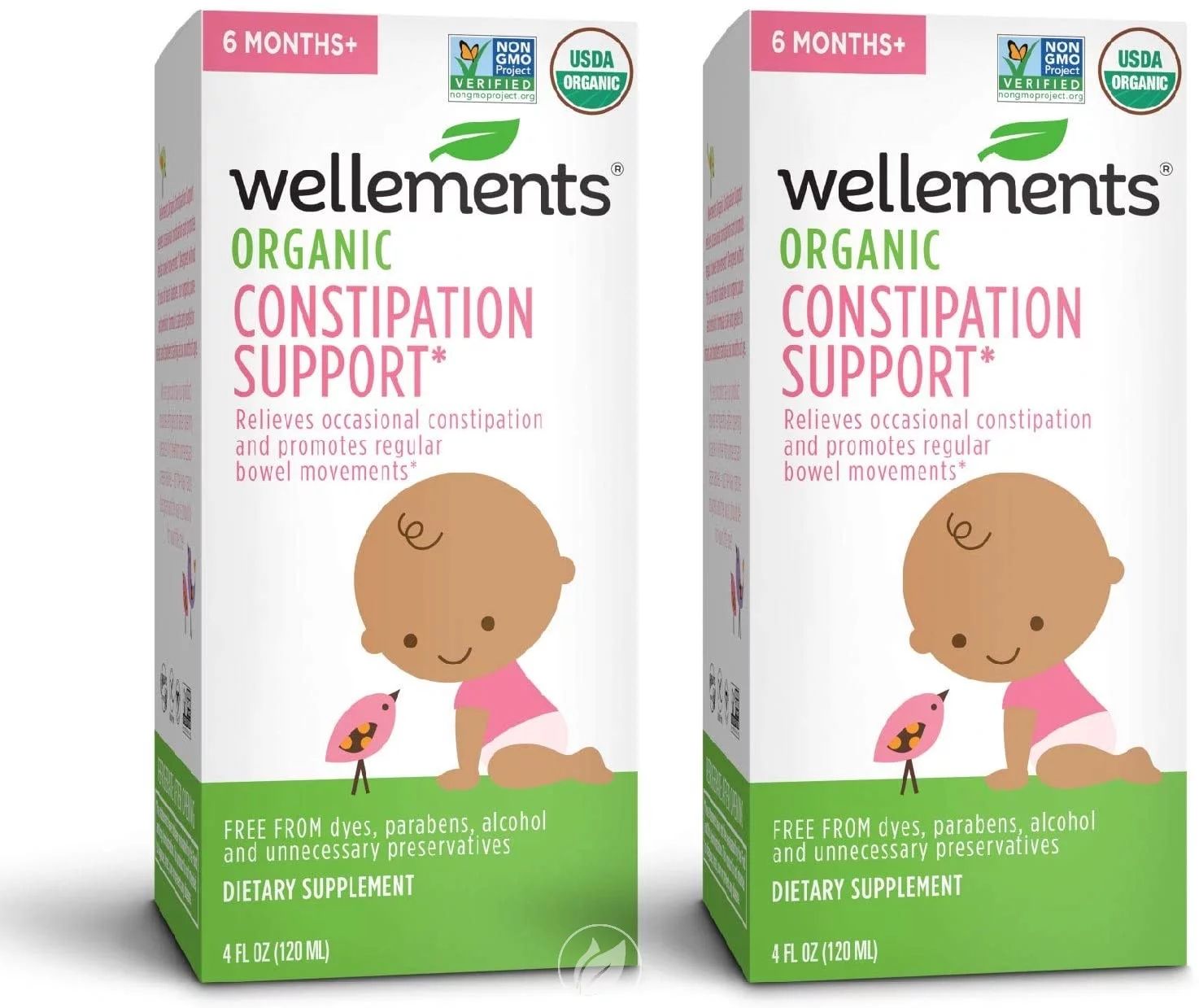 (3 Pack) Wellements Organic Baby Constipation Support, 4 Fl Oz, Free from Dyes, Parabens, Preserv... | Walmart (US)