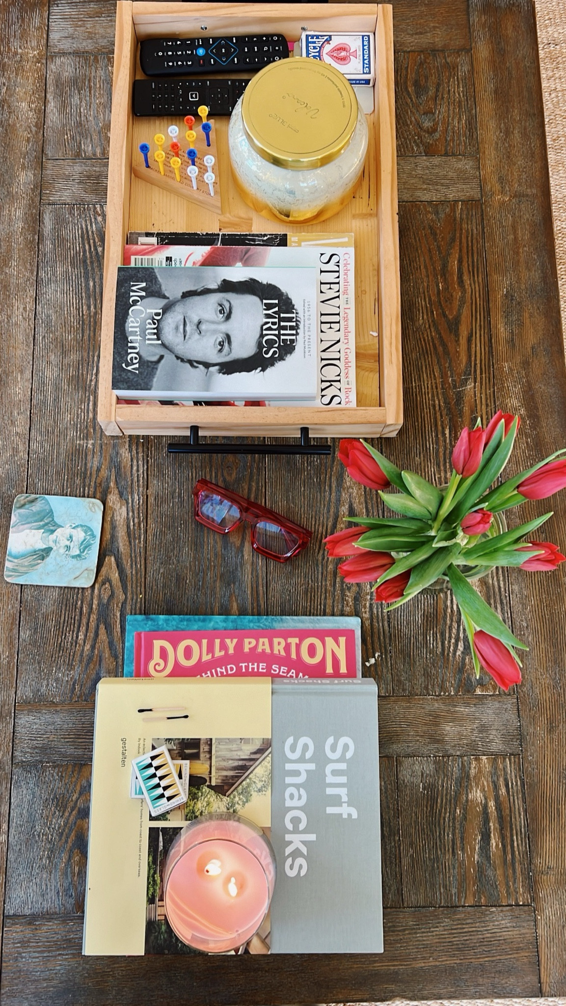 build your coffee table collection with these must - haves !!!! my boyfriend build me this tray but I have linked similar. ❤️

#LTKhome