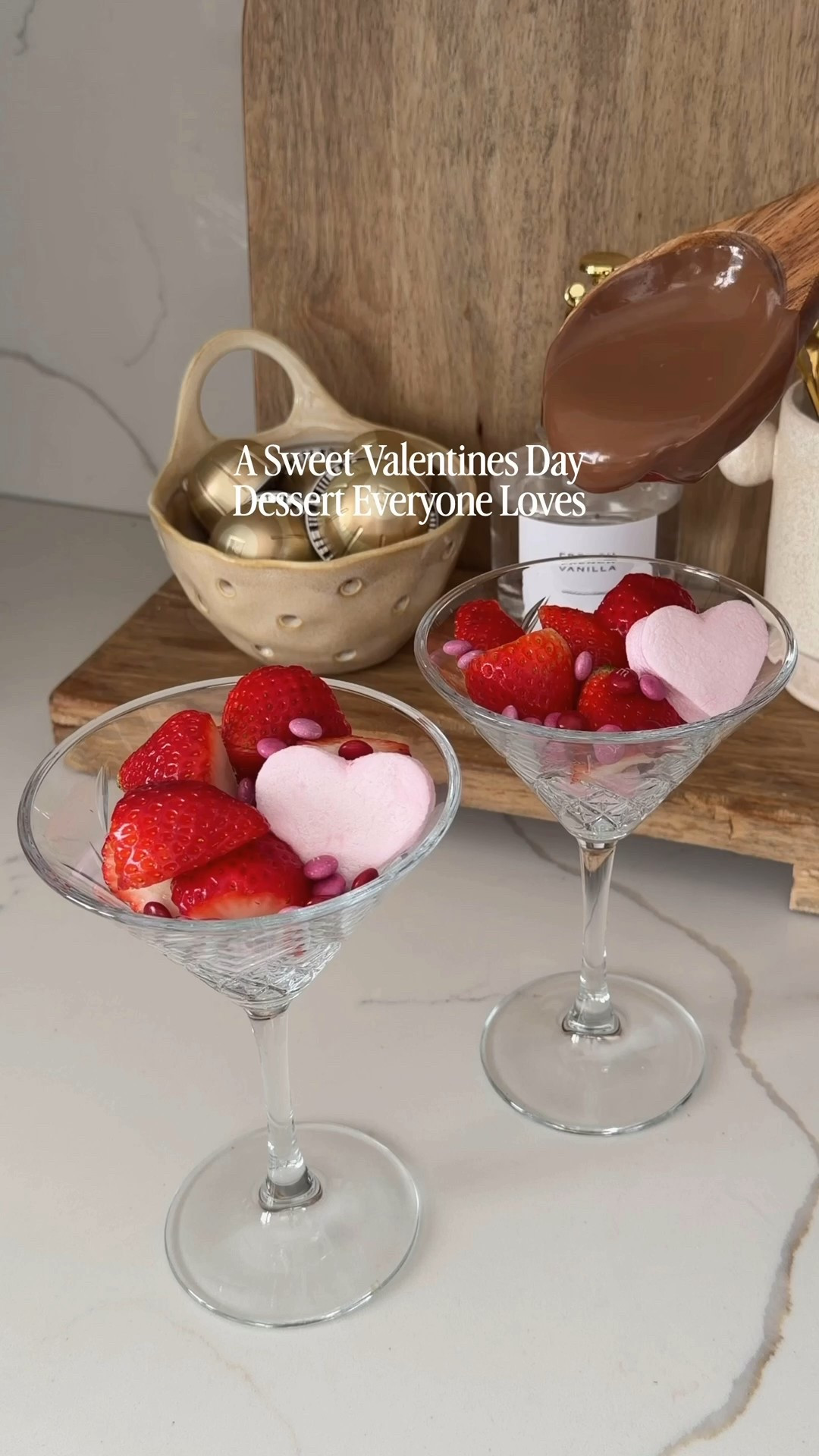 A sweet Valentine’s dessert that’s pretty, easy, and sooo yummy 🍓🍫 Comment “VALENTINE” for the links! 

Strawberries, marshmallows, M&M’s + warm melted chocolate served in a martini glass because presentation matters ✨
Perfect for Galentine’s, Valentine’s night, or a cozy treat at home.

#valentines #valentinesdessert #valentinesday #girlsnight #datenight #movienight #martini #amazonfind #hearts #valentinesinspo #galentines

#LTKSeasonal #LTKfoodie #LTKHome