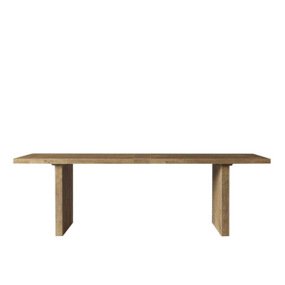 Clairmount 96 in. Natural Dining Table | The Home Depot