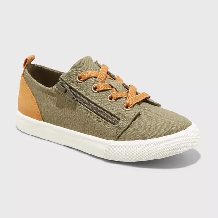 Kids' Lucian Double Zipper Apparel Sneakers - Cat & Jack™ | Target