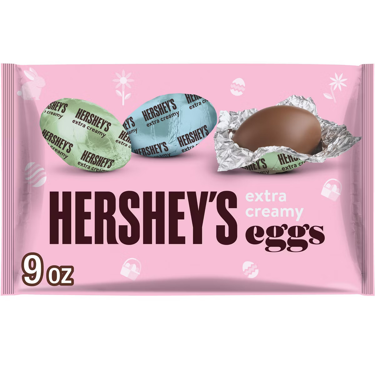 HERSHEY'S Extra Creamy Milk Chocolate Easter Candy Eggs - 9oz | Target