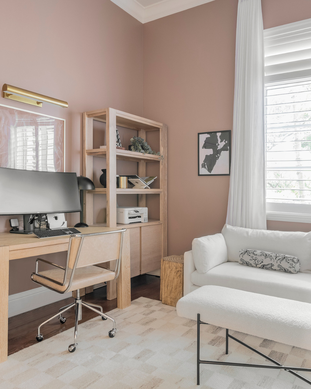 Transform your home office into a perfect blend of style and functionality, just like this stunning setup! Featuring Sherwin-Williams’ Redend Point, a chic mauve hue that adds warmth and sophistication.  

 

#LTKdayinmylife #LTKHome