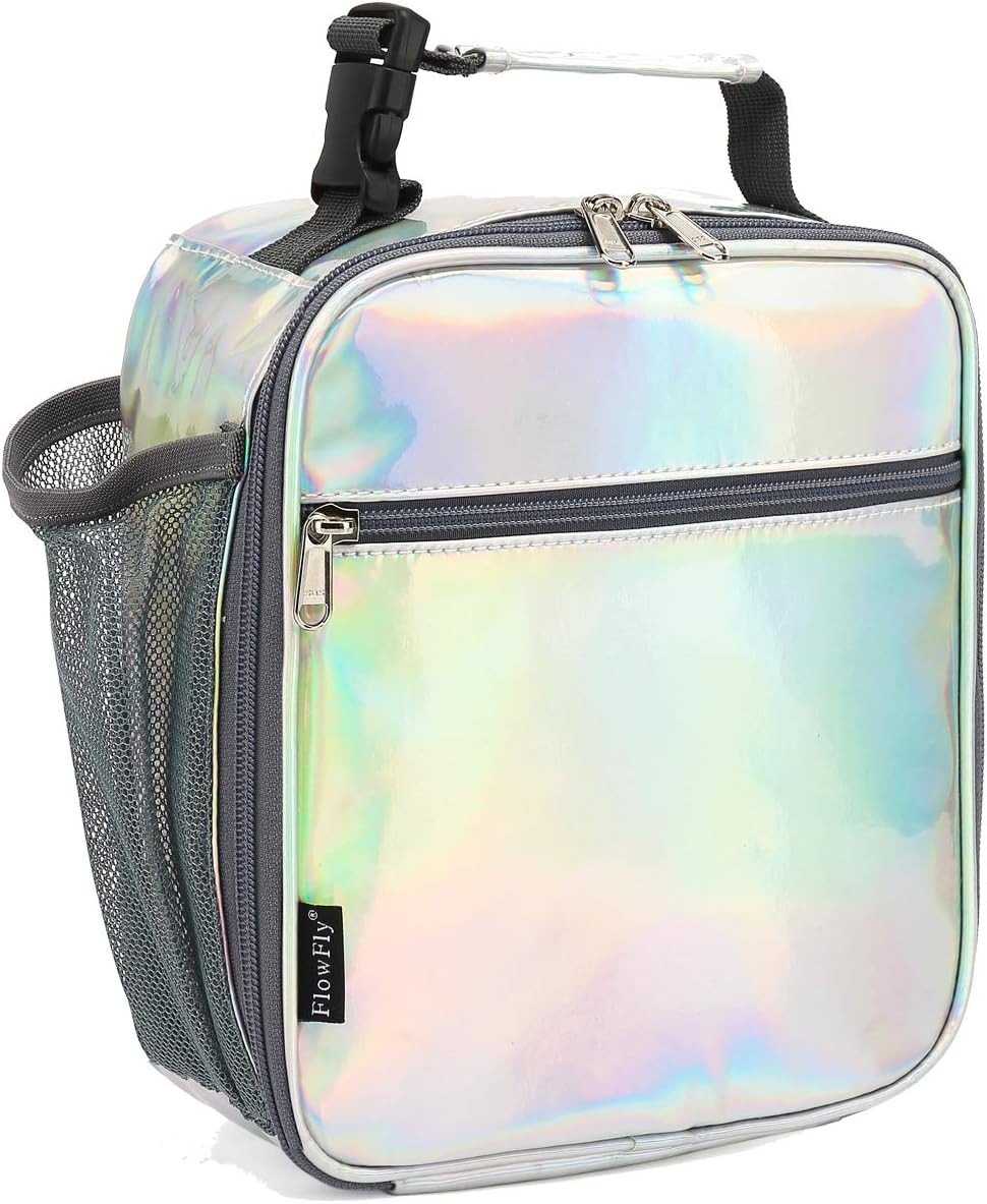 FlowFly Kids Lunch box Insulated Soft Bag Mini Cooler Back to School Thermal Meal Tote Kit for Gi... | Amazon (US)