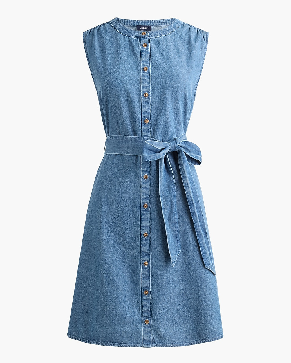 Chambray mini shirt-dress | J.Crew Factory