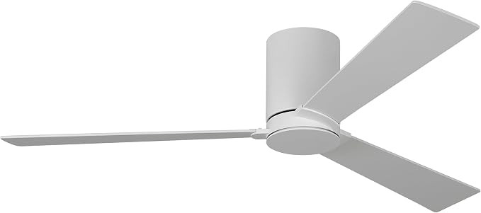 Monte Carlo 3RZHR52RZW Rozzen Hugger 52" Ceiling Fan with Remote Control, Reversible DC Motor, Da... | Amazon (US)